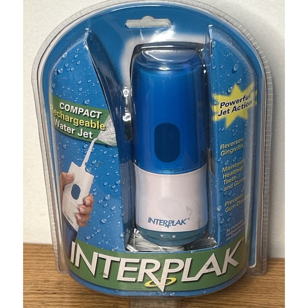 INTERPLAK Compact Rechargeable Water Jet Conair Model WJ2CS BRAND NEW